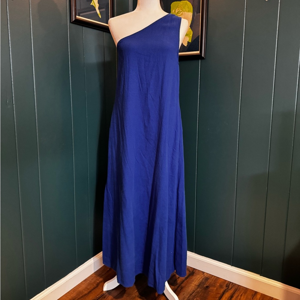 Rachel Zoe Linen blend maxi Dress with pockets